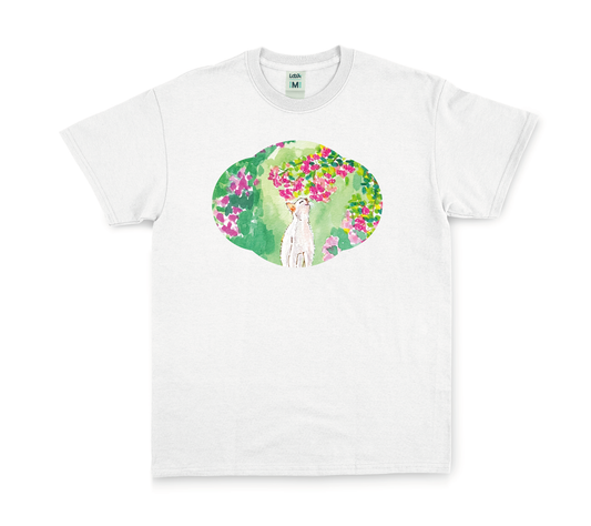 Meow: Flower Tree White Cat