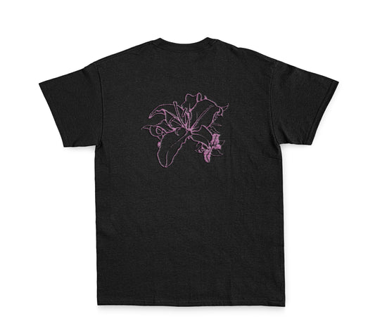 Embroidery: Flower (Black)