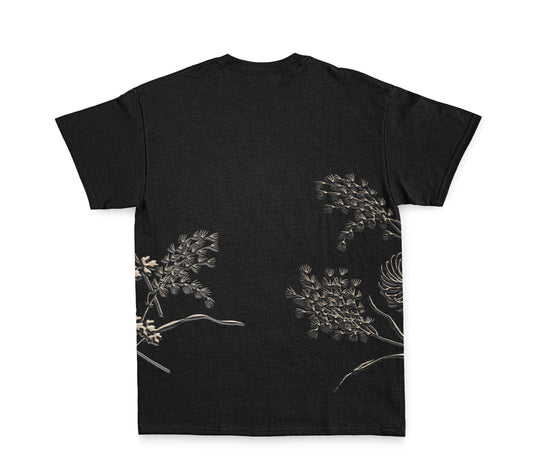 Embroidery: Fenghuang Phoenix and Flower (Black)